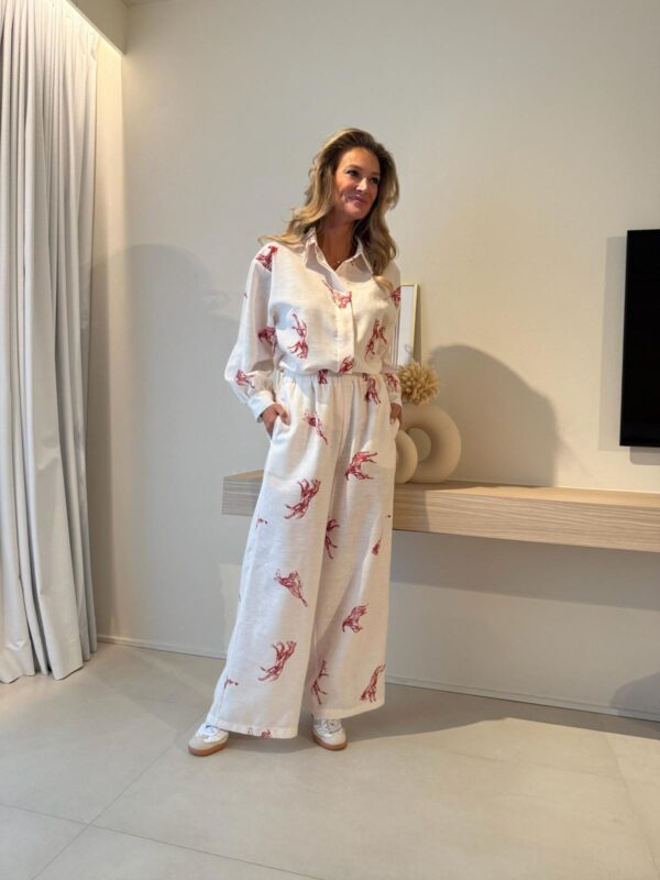 JULIETTE - Pants Flower Print Horses - Image 2