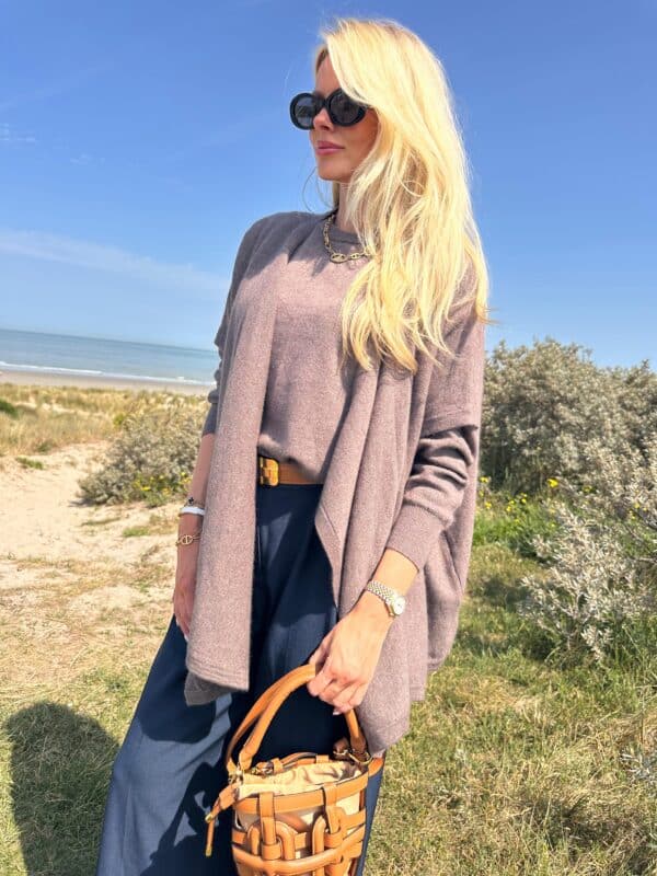 SIEN - Poncho Taupe