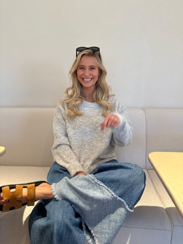 CASSIE - Knit Light Grey
