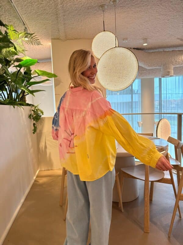 PEARL - Cotton Blouse with Colors - PRE ORDER - Image 3