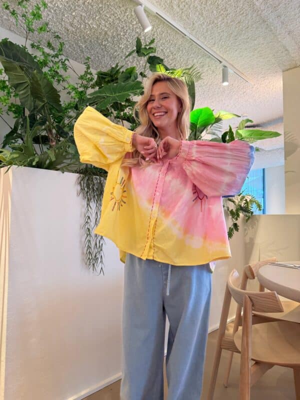 PEARL - Cotton Blouse with Colors - PRE ORDER - Image 2