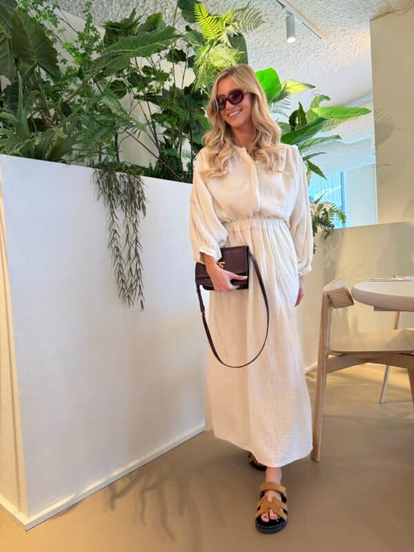 ELENZA - Tetra Blouse Cream - Image 2