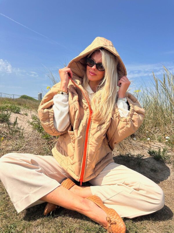 ROSIE - Body Warmer - Camel & Orange - Image 2