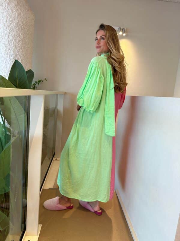Dress Pink & Green - Image 2