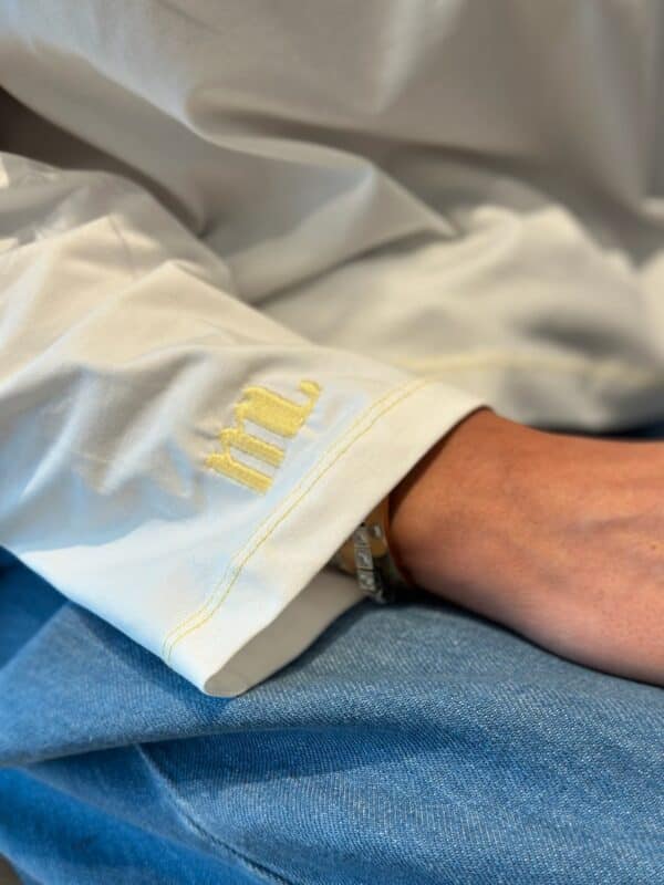 MEILA - Long Sleeve White & Yellow - Image 2