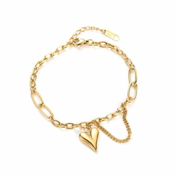 Bracelet - Gold Heart