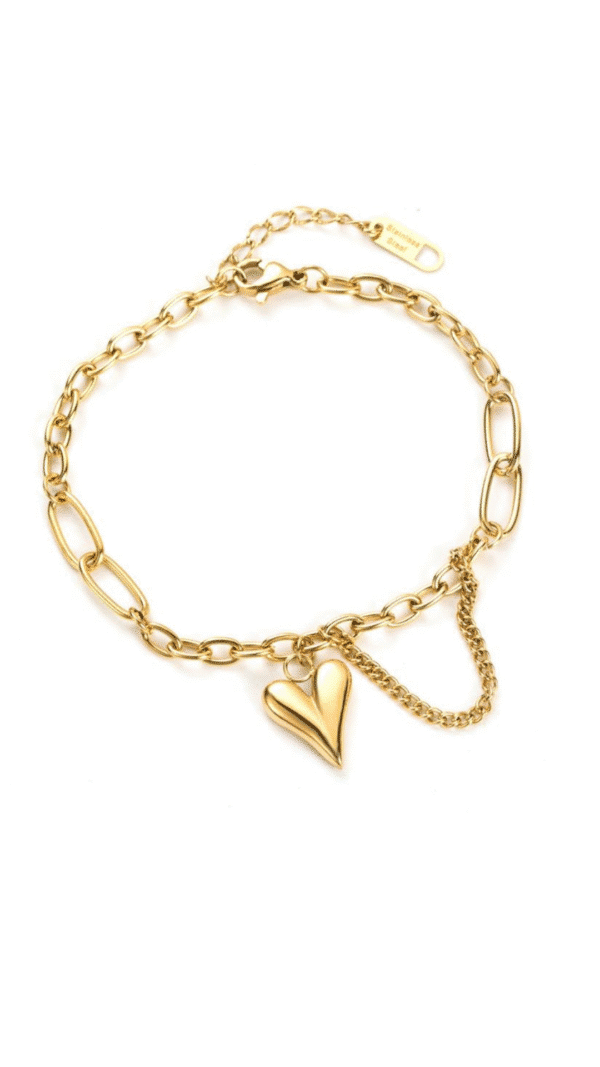 Bracelet - Gold Heart