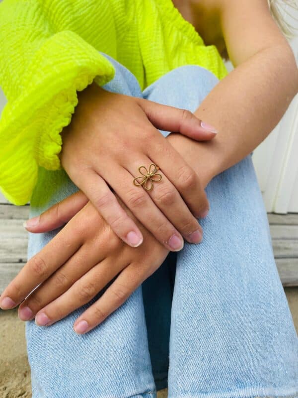 RING - Flower Gold 2