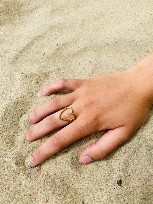 RING - Heart Gold