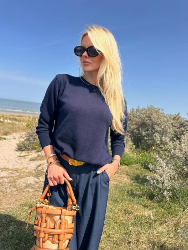 OLIVIA - Luxe Knit Navy