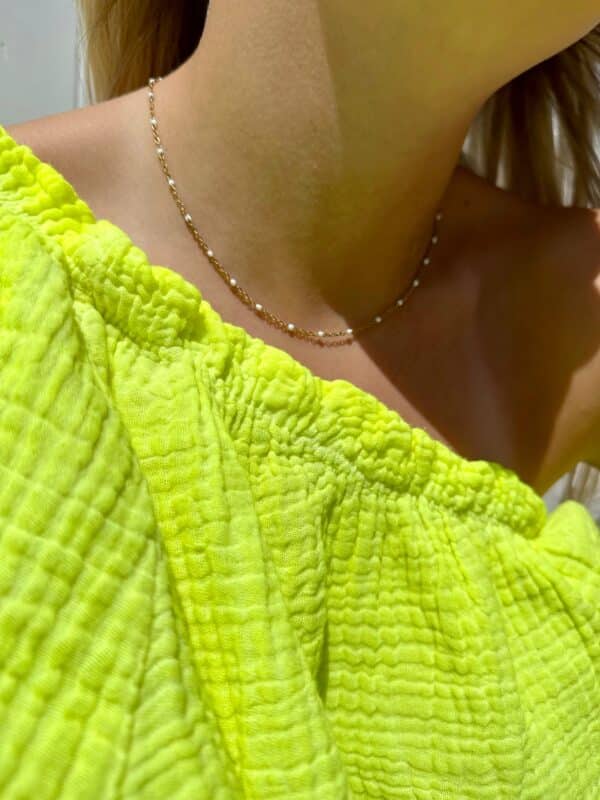 NECKLACE - Dots Yellow