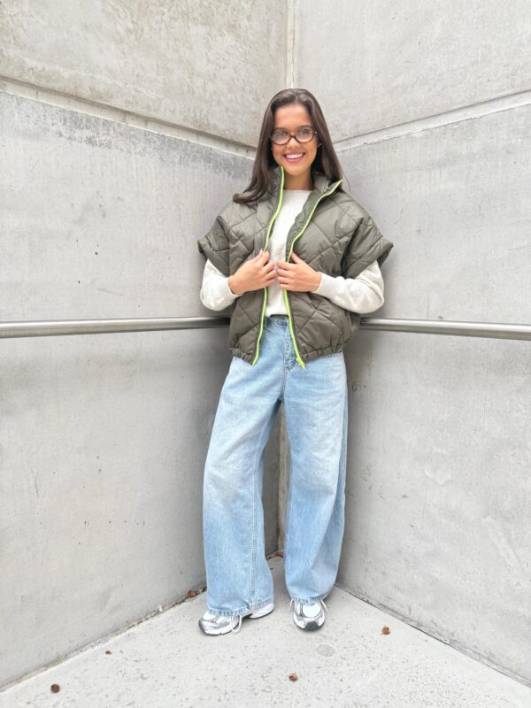 IVY - Body Warmer BESTSELLER - Kakhi & Green