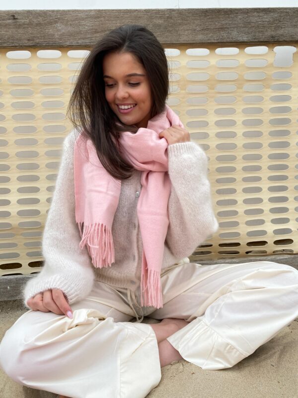 ELLA - Cashmere Scarf Light Pink