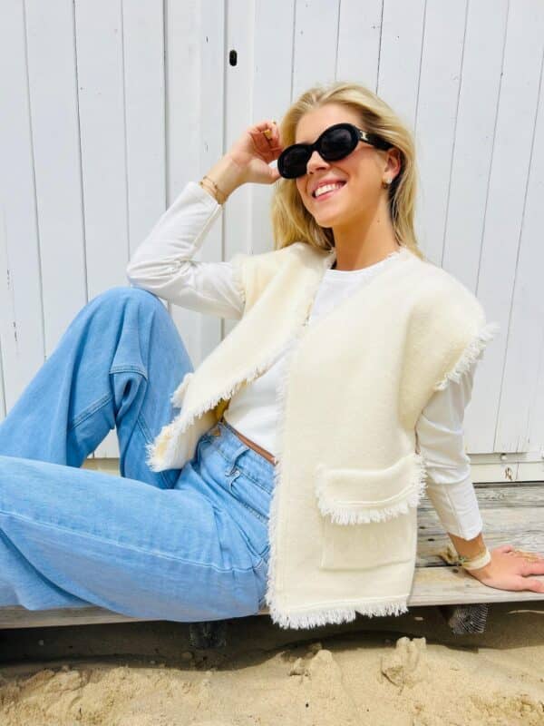JOSEPHINE - Gilet Cream