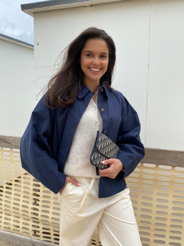 PHOEBE - Jacket Trench Navy