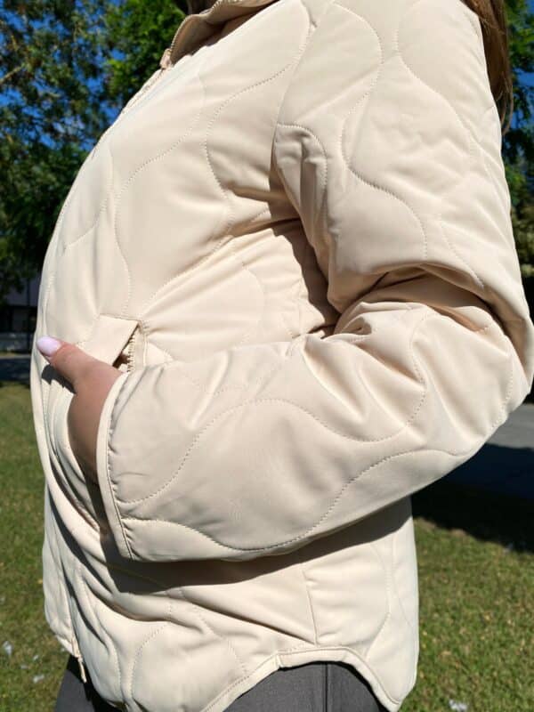 GABY - Jacket Reversible Beige - Image 2