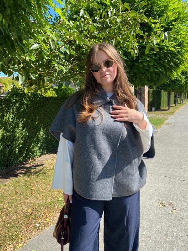 JULIETTE - Cape Jacket Grey