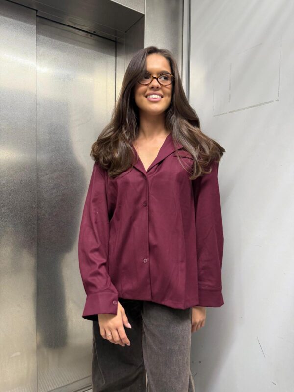 ELLE - Blazer Blouse Bordeaux