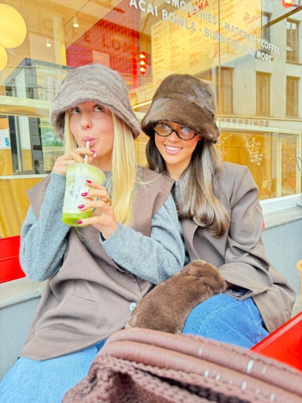 BUCKET - Hat Faux Fur Taupe