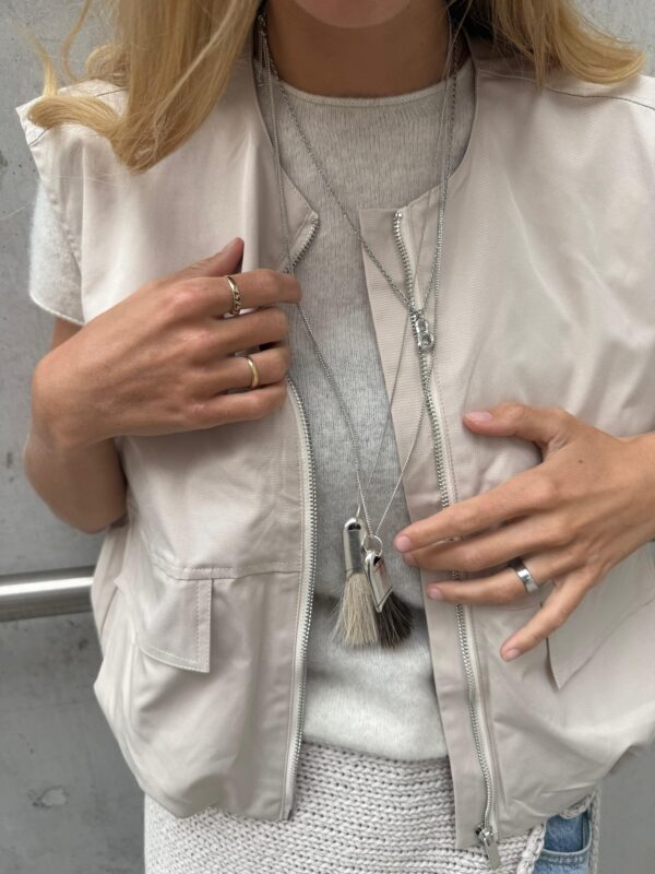 NECKLACE - Tassel Beige