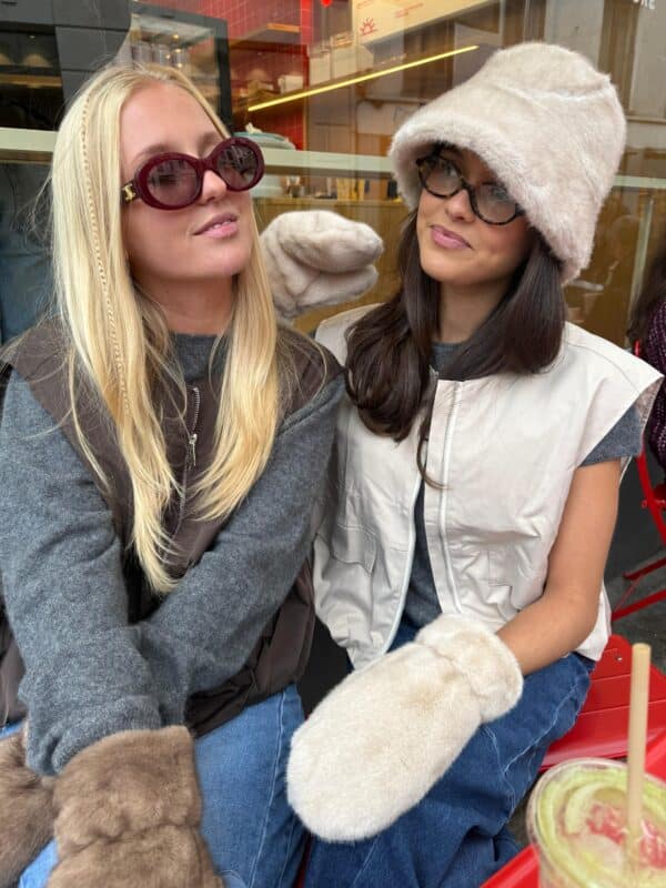BUCKET - Hat Faux Fur Cream