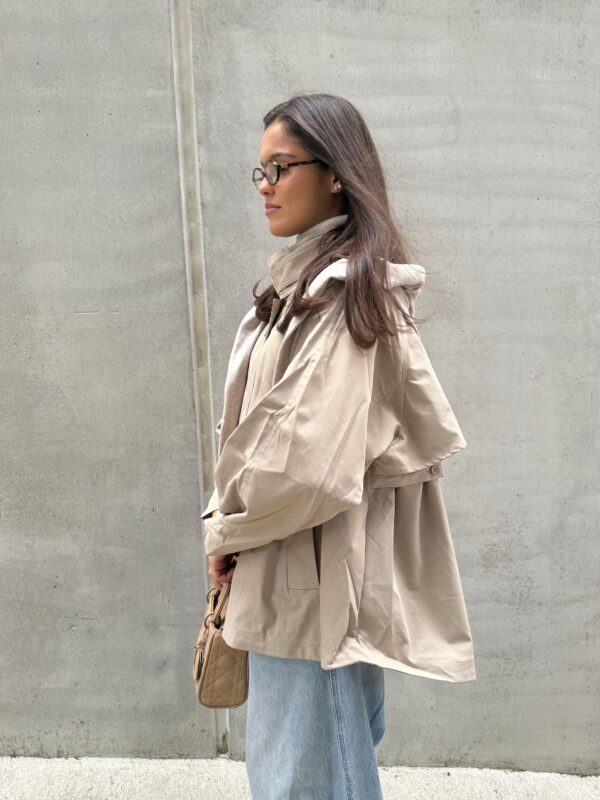 BLAKE - Trench Jacket Mid Beige - Image 2