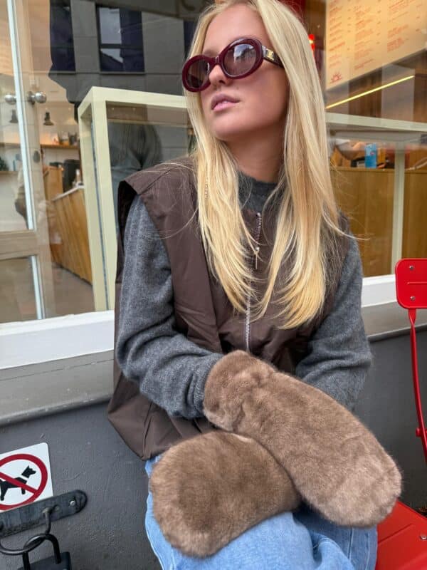 AXELLE - Bodywarmer Brown