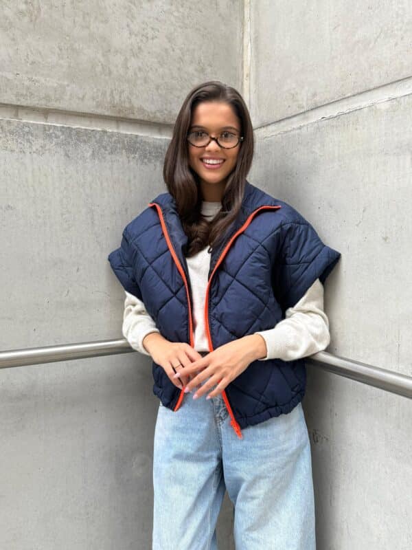 IVY - Body Warmer BESTSELLER - Navy & Orange