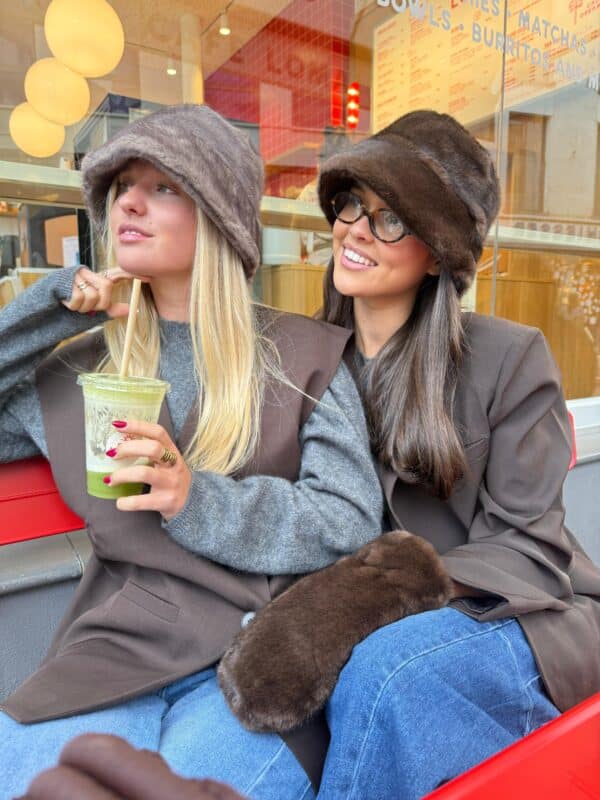 BUCKET - Hat Faux Fur Brown