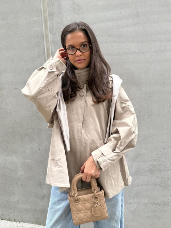 BLAKE - Trench Jacket Mid Beige