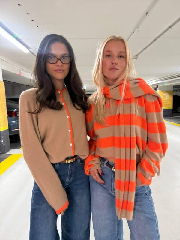 RALPH - Polo Beige & Orange Stripe