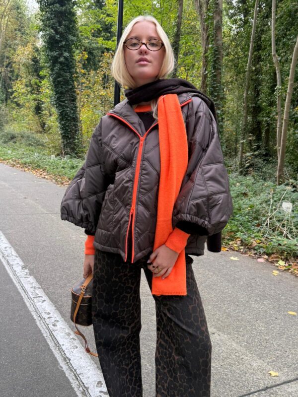 ROSIE - Bodywarmer Chocolate & Orange
