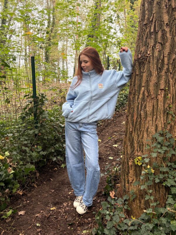ZILA - Fleece Knit Light Blue - Image 2