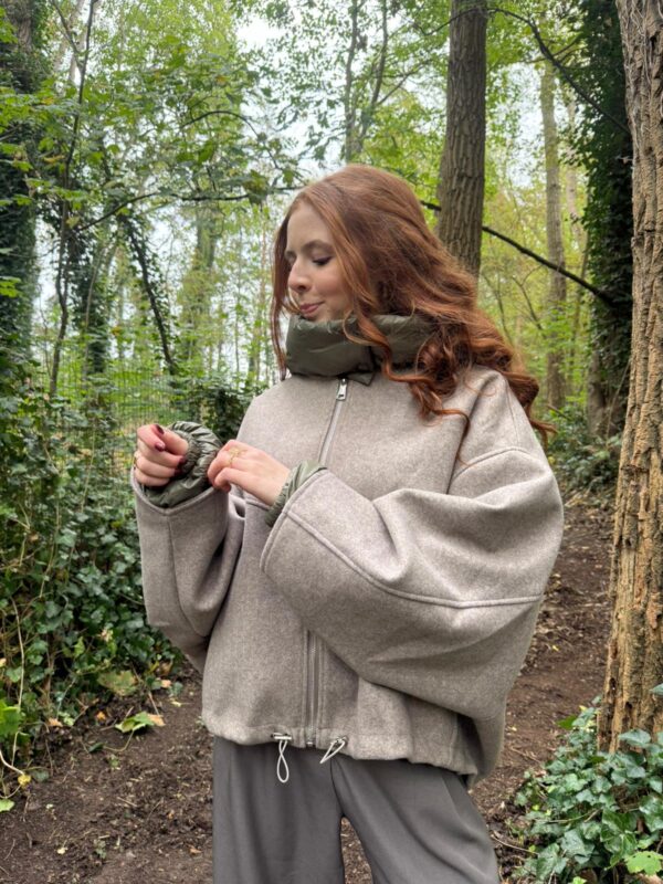 ADELE - Jacket Taupe - Image 2