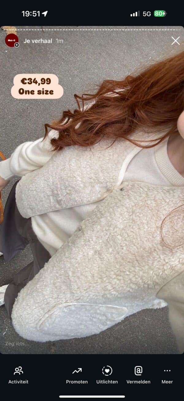 PARIS - Sleeveless Jacket Cream - Image 2