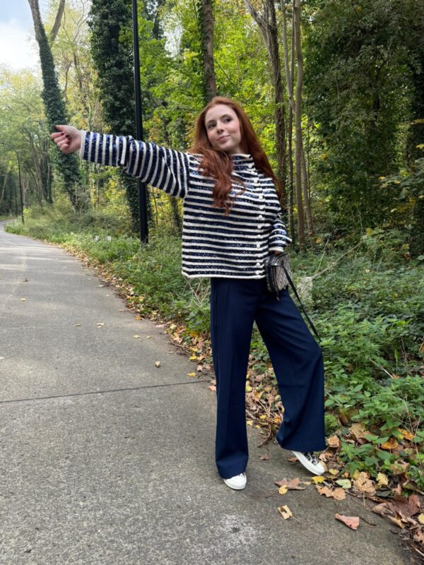 OONA - Classic Pants Navy