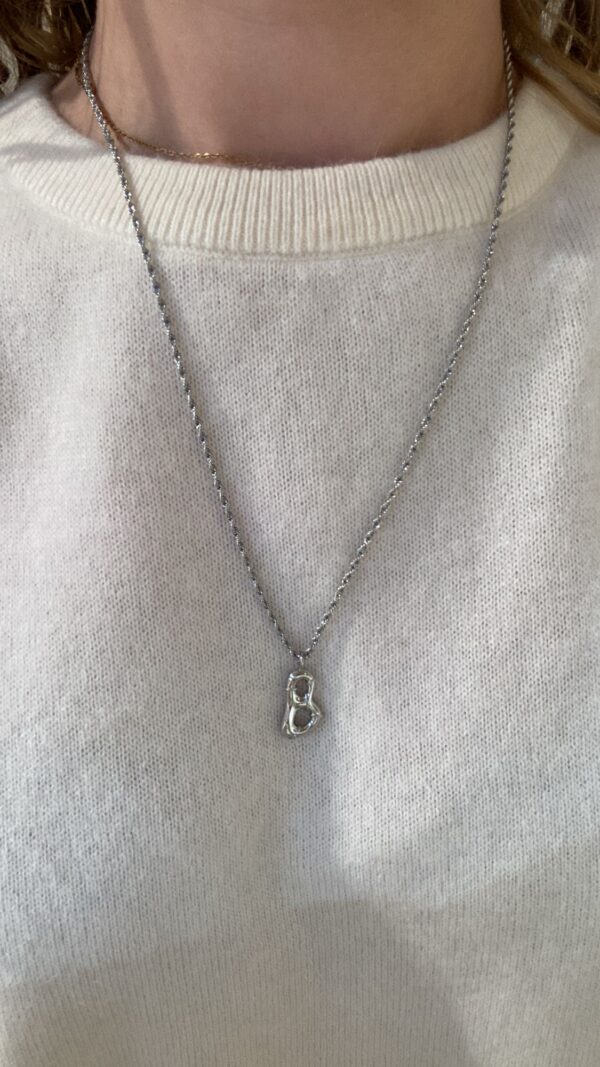 NECKLACE - Silver Letter