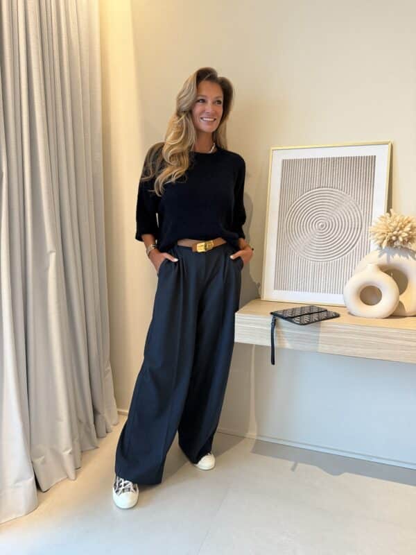 CELESTE - Pants Navy