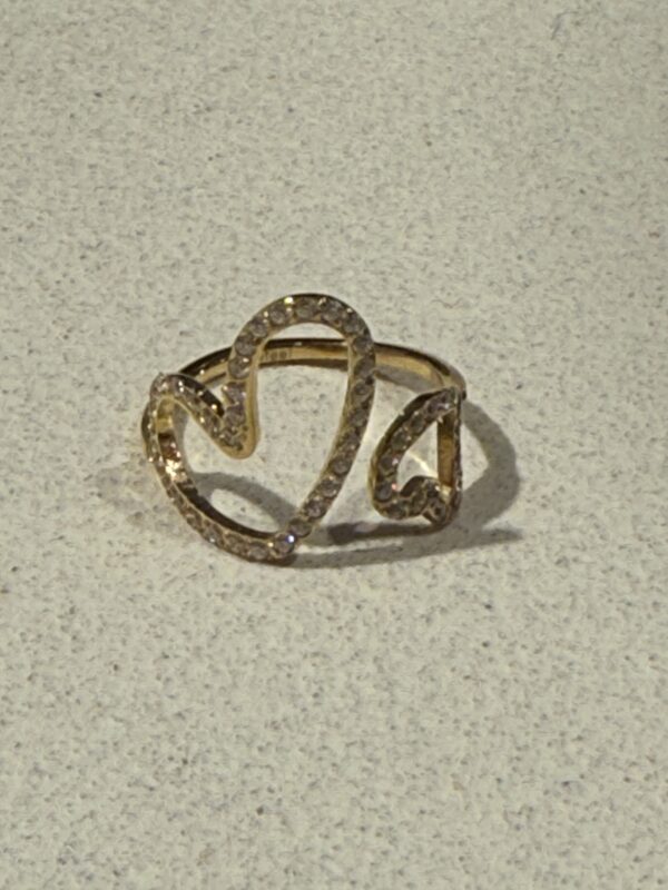 RING - sparkling hearts