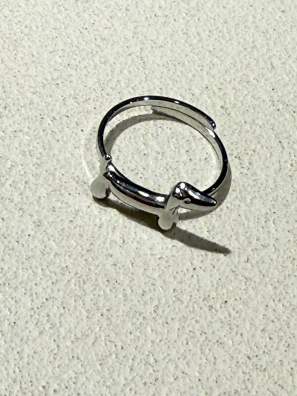 RING - silver dog