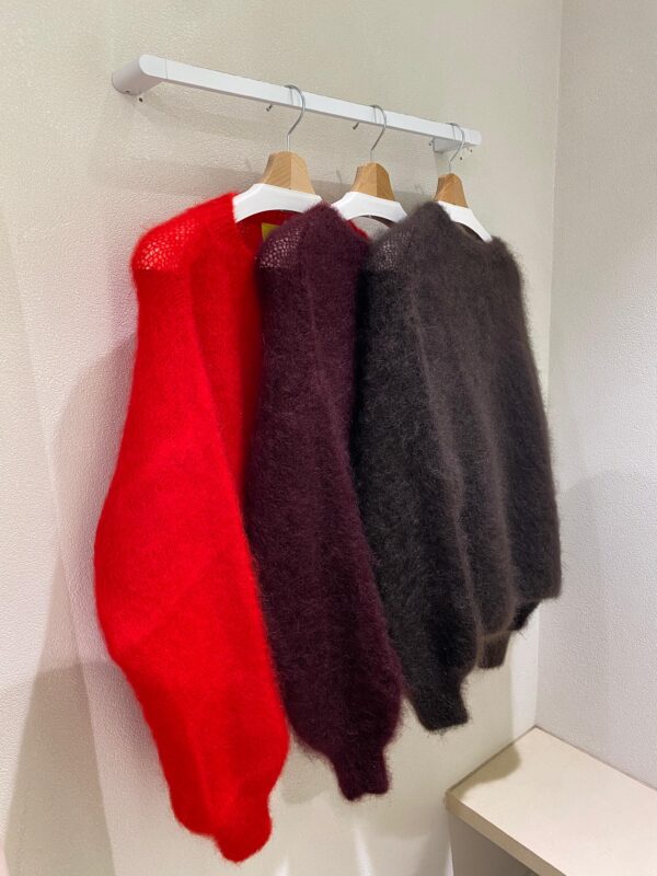 Annabelle - Mohair knit chocolade