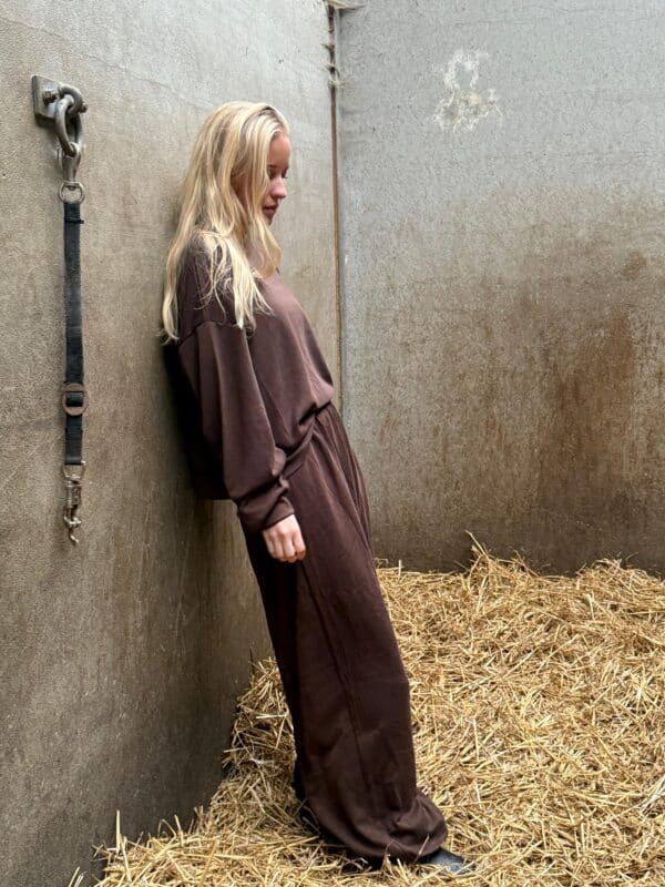 JENN - soft pants brown