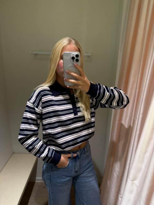 Mia - Polo Knit Top