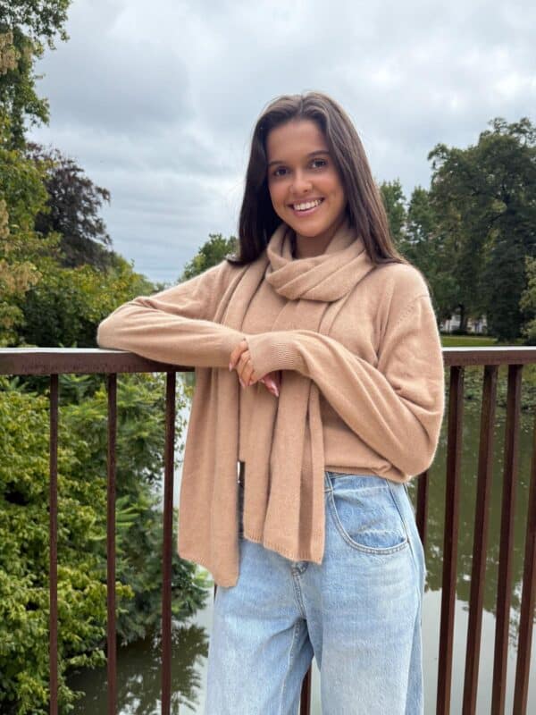 ANNA - Scarf in beige