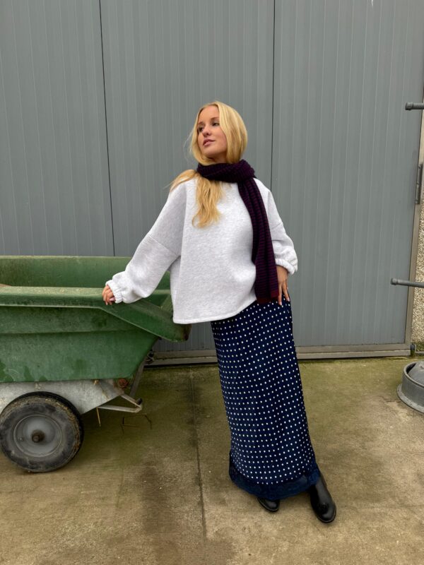 POLKA - blue bubble skirt