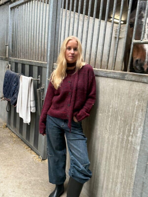 AMBER - gilet stripes