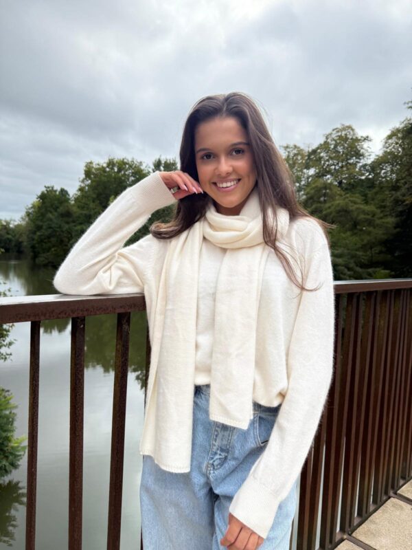 ANNA - Scarf in creme