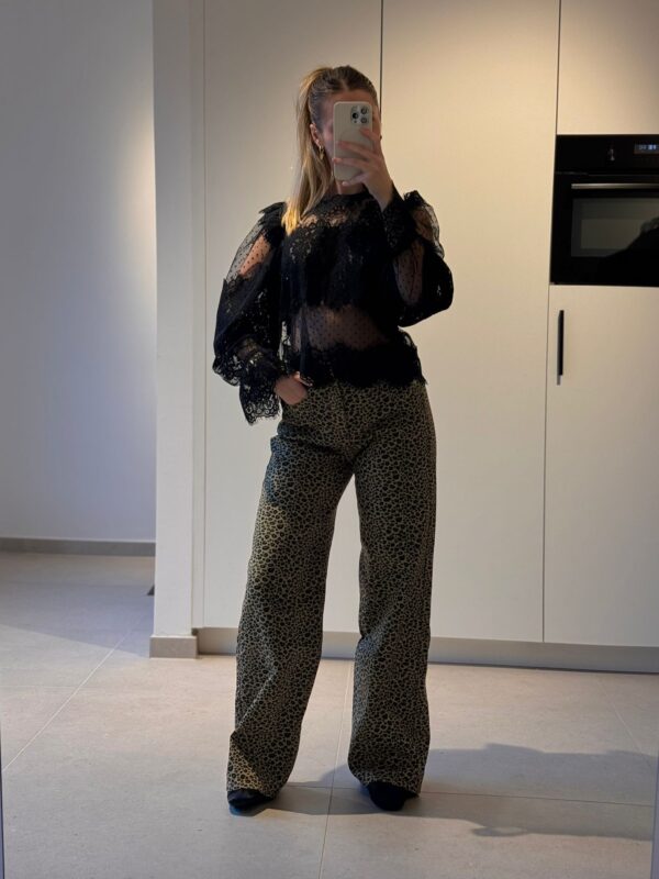 LEOPARD FIT JEANS 42 / X-LARGE