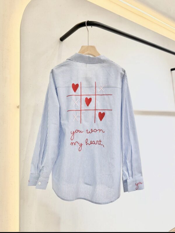 YOU WON MY HEART BLOUSE S/M