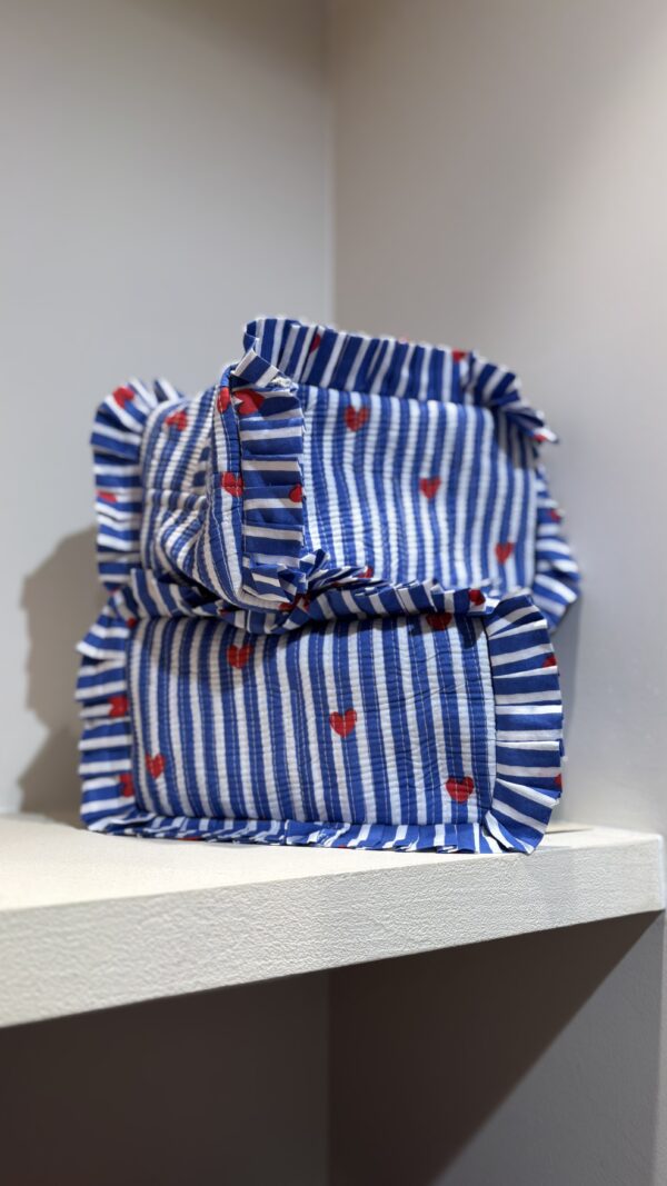 Heart Print Toiletry Bag